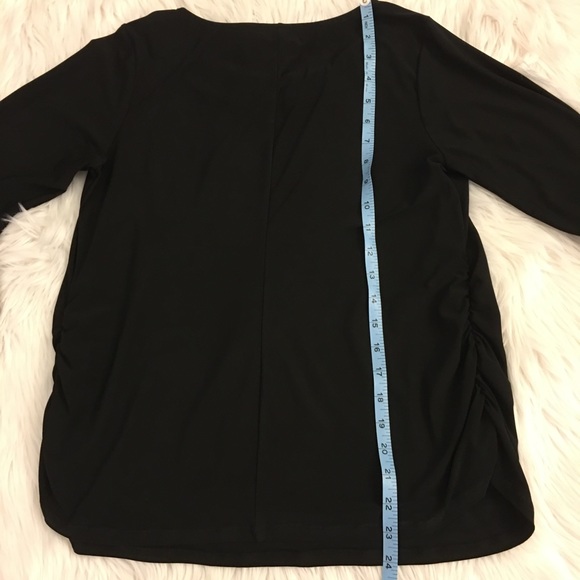 Bejeweled Black | maternity top | bell sleeves - Picture 6 of 8